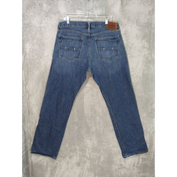 Polo Ralph Lauren Jeans Mens 34x32 Blue Denim 867 Classic Fit Straight Leg - Picture 2 of 10